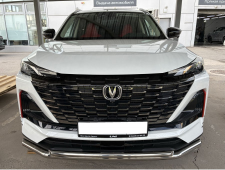 Защита переднего бампера двойная d60/42 CGUNIS.23.03 Changan UNI-S Защита переднего бампера двойная d60/42 CGUNIS.23.03 Changan UNI-S