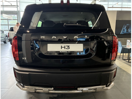 Защита заднего бампера двойная с перемычками d60/42 Haval H3 Pro HVH3.26.25