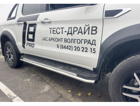 Защита штатного порога труба d42