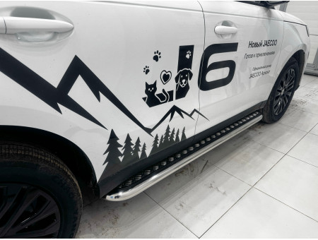 Пороги с накладным листом d53