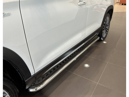 Пороги с накладным листом d53