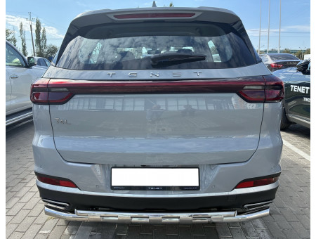 Защита заднего бампера двойная с перемычками d60/42 Tenet T4L 