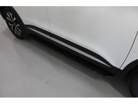 Пороги алюминиевые "Slim Line Black" 1720 мм