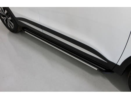 Пороги алюминиевые "Slim Line Silver" 1720 мм